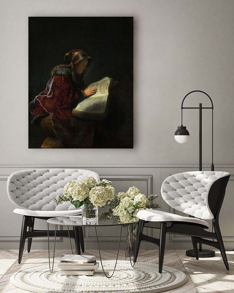 Obraz Rembrandt - Prorokini Anna - obrazek 3