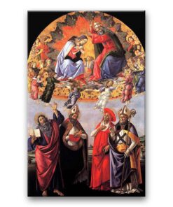 Obraz Sandro Botticelli - Koronacja Marii
