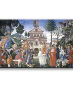 Obraz Sandro Botticelli - Kuszenie Chrystusa