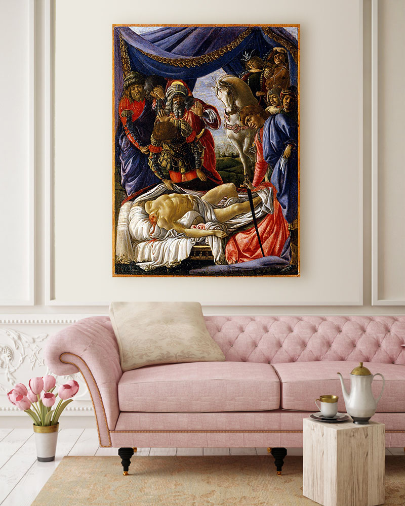 Obraz Sandro Botticelli - Odkrycie ciała Holofernesa - obrazek 2