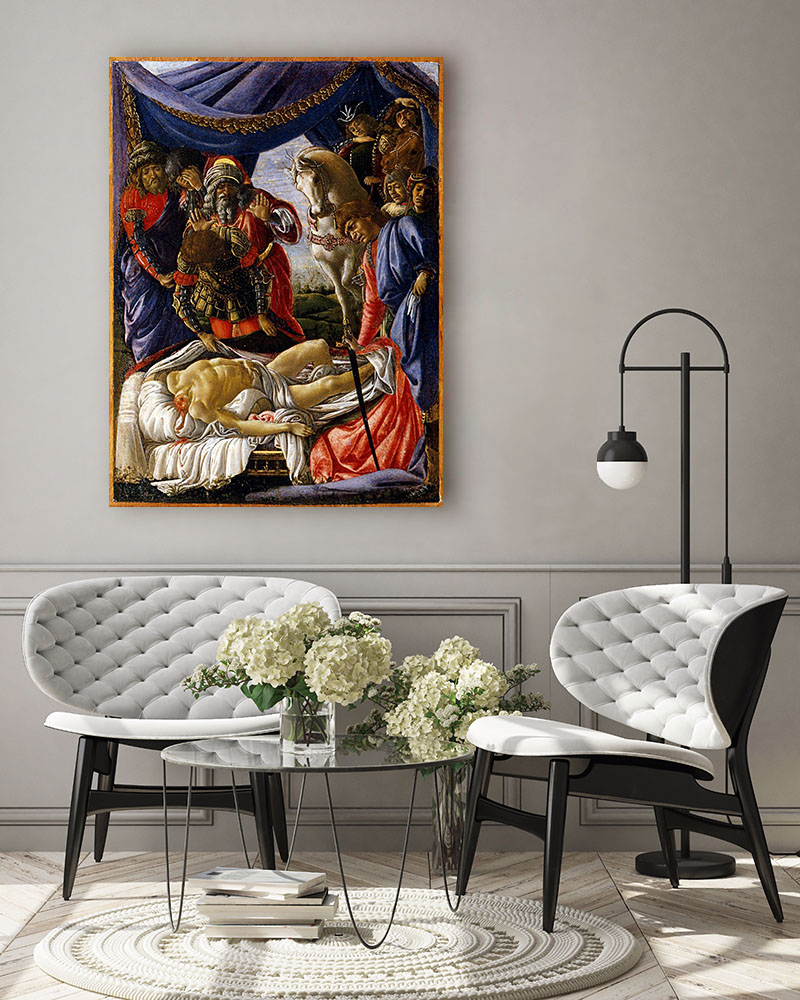 Obraz Sandro Botticelli - Odkrycie ciała Holofernesa - obrazek 3