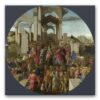 Obraz Sandro Botticelli - Pokłon Trzech Króli IV