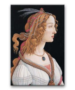 Obraz Sandro Botticelli - Portret młodej kobiety (Simonetty Vespucci)