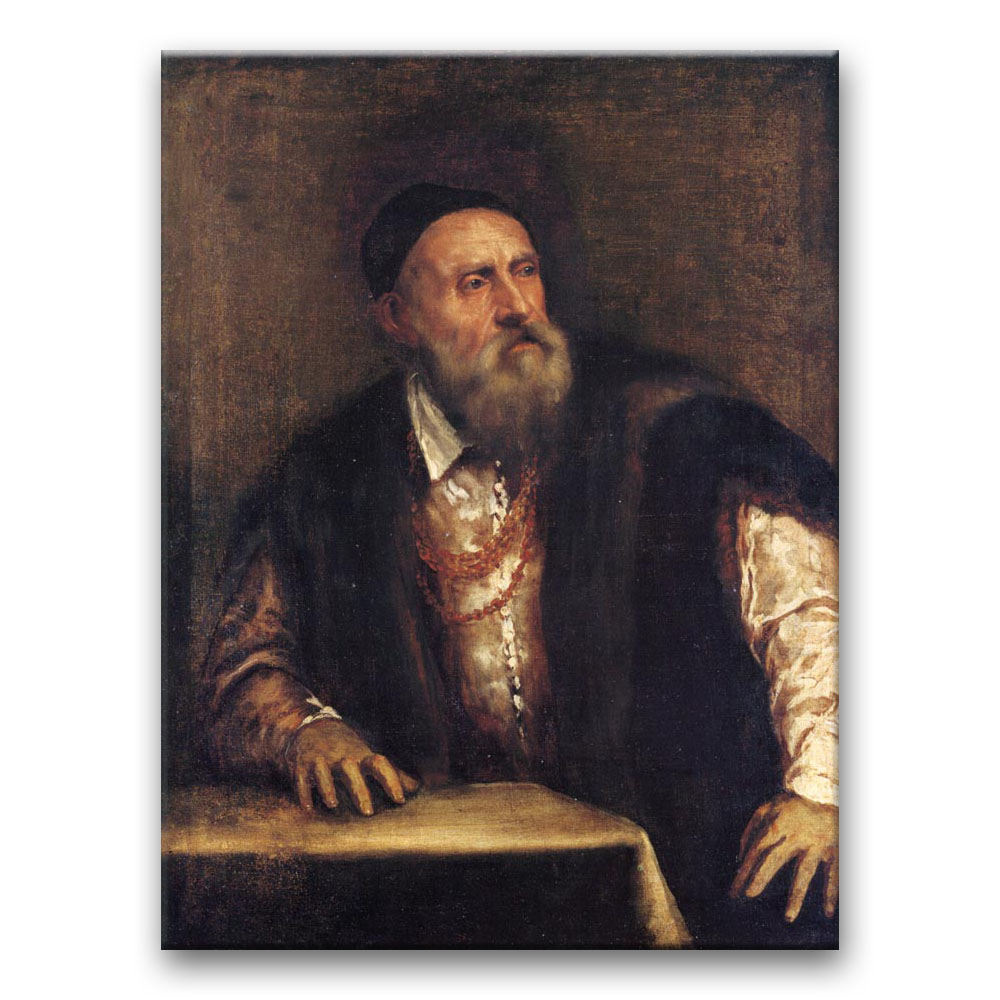 Obraz Tycjan - Autoportret (1550r.)
