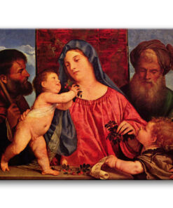 Obraz Tycjan - Madonna z czereśniami