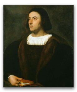 Obraz Tycjan - Portret Jacopo Sannazaro