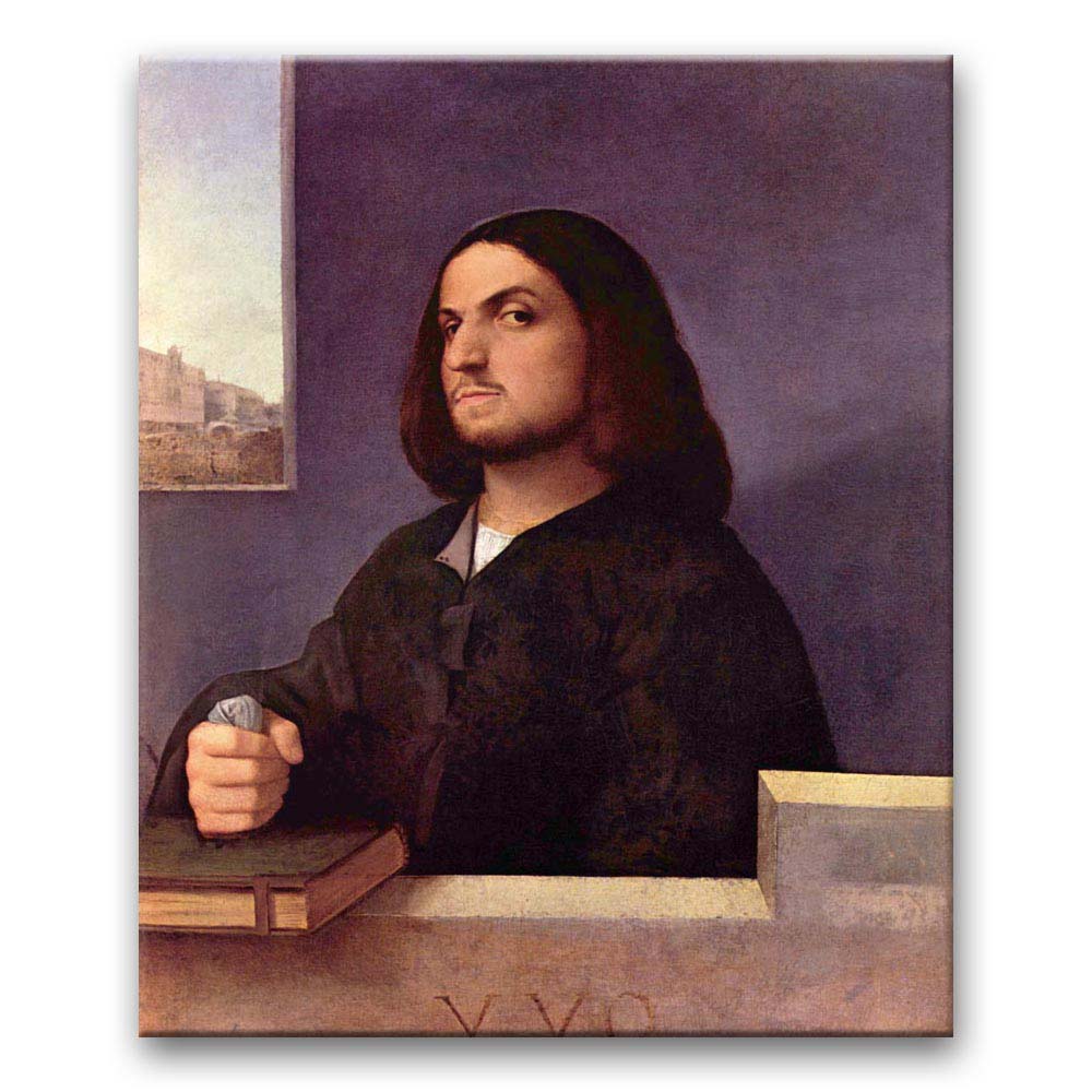 Obraz Tycjan - Portret zamożnego Wenecjanina (Virile)