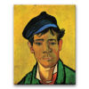 Obraz Vincent van Gogh - Młody mężczyzna w czapce