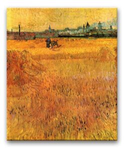 Obraz Vincent van Gogh - Arles - widok z pól pszenicznych