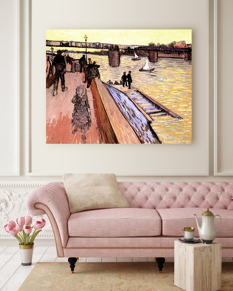 Obraz Vincent van Gogh - Most Trinquetaille - obrazek 2