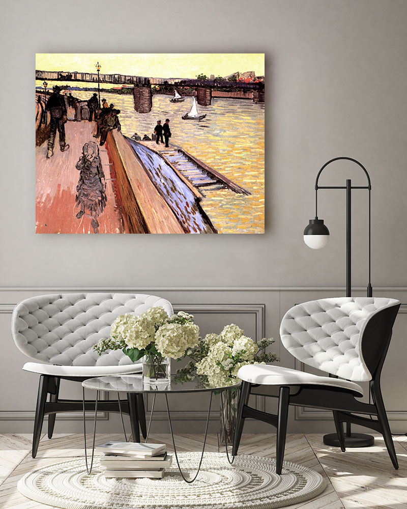 Obraz Vincent van Gogh - Most Trinquetaille - obrazek 3