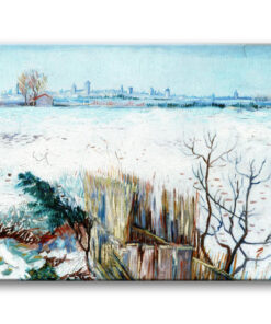 Obraz Vincent van Gogh - Zimowy krajobraz