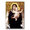 Obraz William-Adolphe Bouguereau - Dziewica z liliami