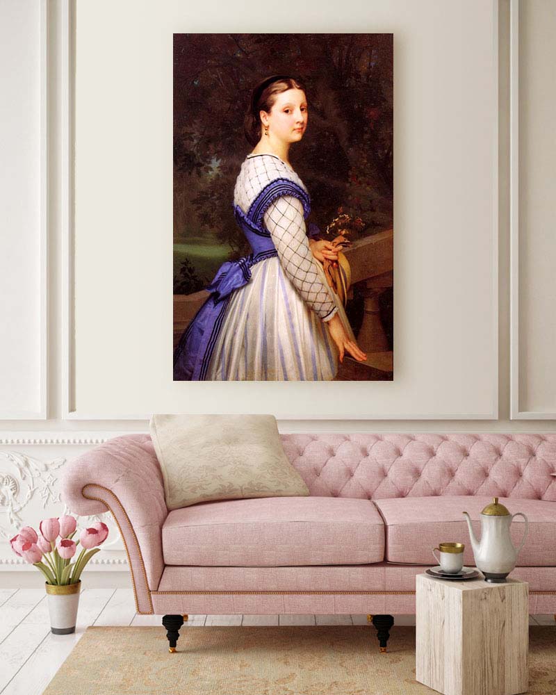 Obraz William-Adolphe Bouguereau - Hrabina de Montholon - obrazek 2