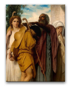 Obraz William-Adolphe Bouguereau - Pożegnanie Tobiasza