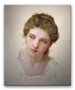 Obraz William-Adolphe Bouguereau - Głowa młodej blondynki - studium