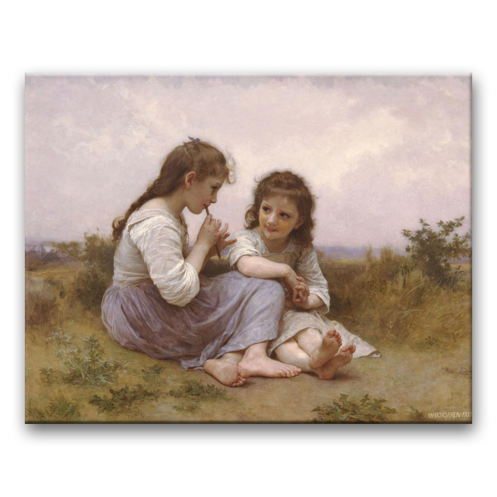 Obraz William-Adolphe Bouguereau - Idylla dzieciństwa