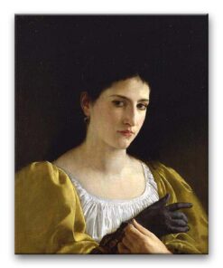 Obraz William-Adolphe Bouguereau - Kobieta z rękawiczką