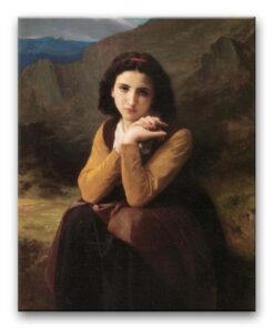 Obraz William-Adolphe Bouguereau - Niewinna dziewczyna