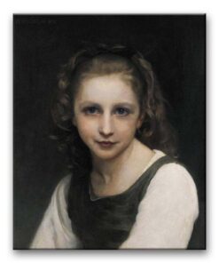 Obraz William-Adolphe Bouguereau - Portret młodej kobiety