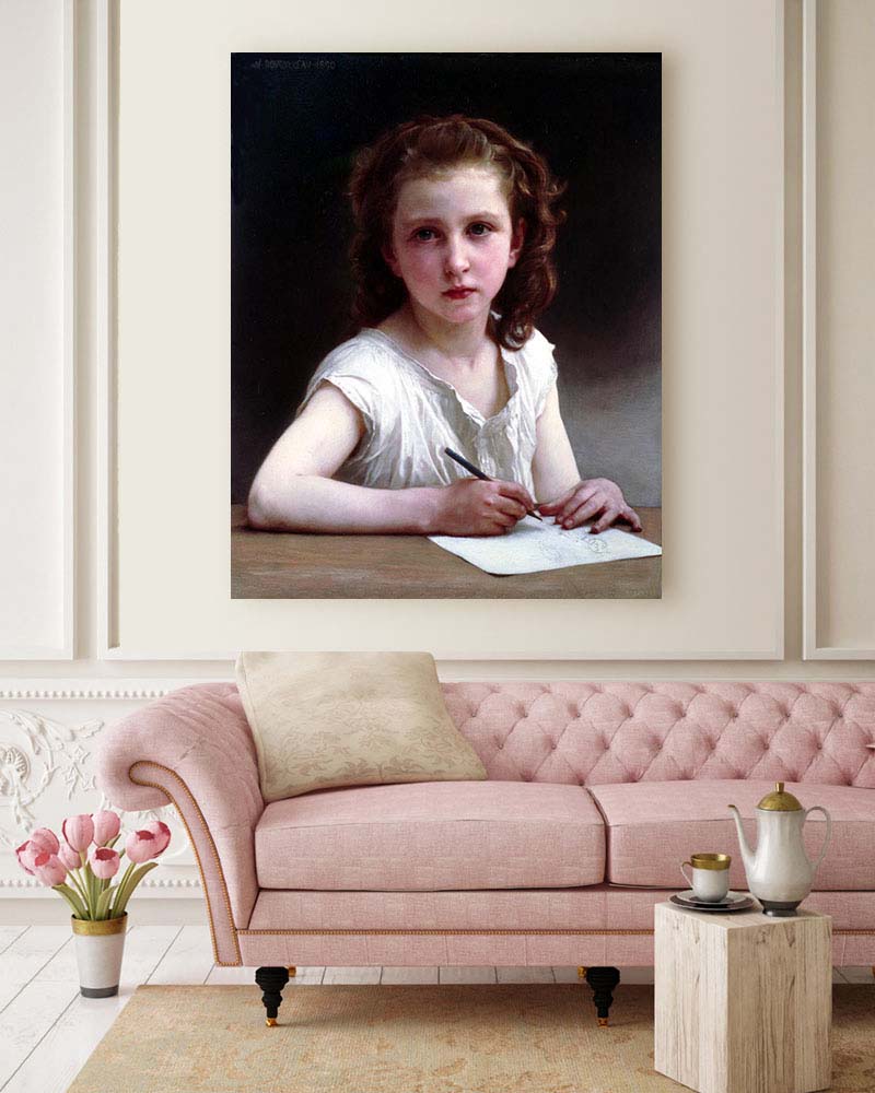 Obraz William-Adolphe Bouguereau - Powołanie II - obrazek 2