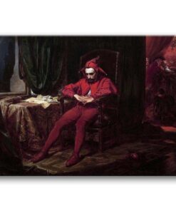 Obraz Jan Matejko - Stańczyk na dworze królowej Bony po utracie Smoleńska 40x30